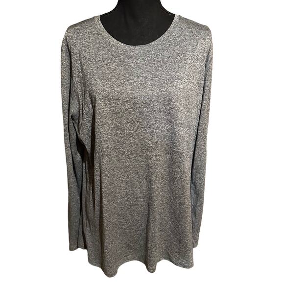 Eddie Bauer Gray Long Sleeve Activewear Top Women's Plus 2XL - Picture 1 of 6